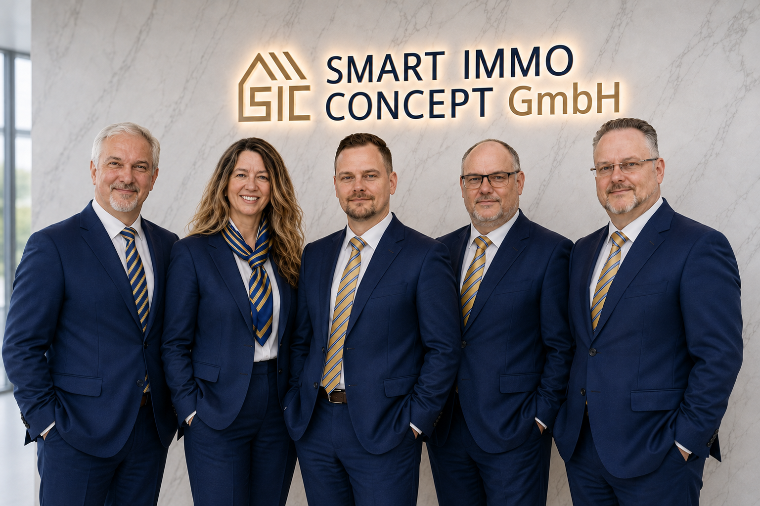 Das Team der Smart Immo Concept GmbH vor Ort in Osterode am Harz